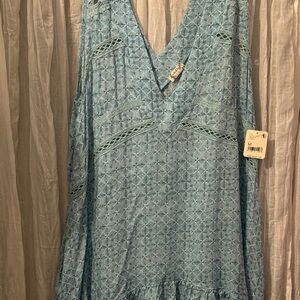 Free People Intimately Blue Sleeveless Dress